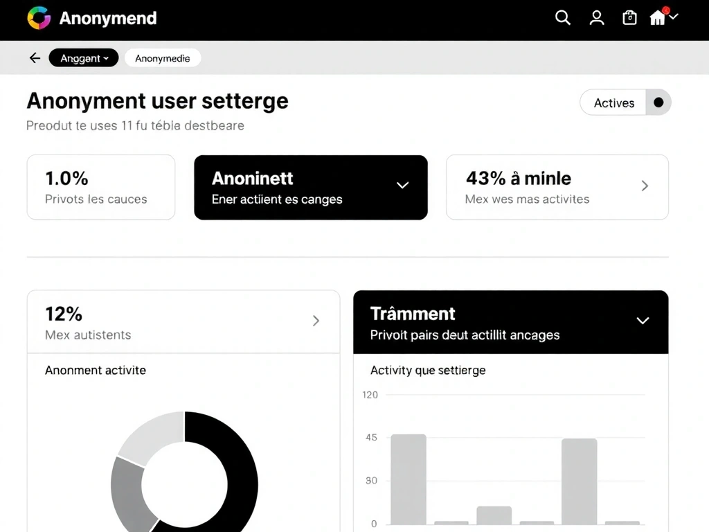 Interface de gestion des préférences de confidentialité